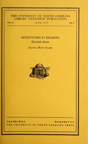 Front cover of Adventures in reading by Russell Potter