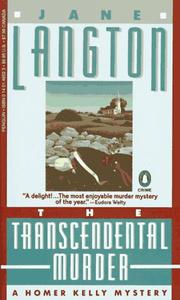 Front cover of The transcendental murder by Jane Langton