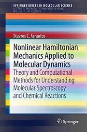 Front cover of Nonlinear Hamiltonian Mechanics Applied to Molecular Dynamics by Stavros C. Farantos