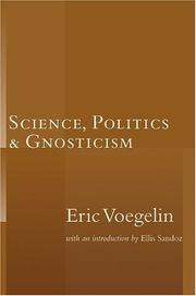 Front cover of Wissenschaft, Politik, und Gnosis by Eric Voegelin
