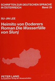 Front cover of Heimito von Doderers Roman Die Wasserfälle von Slunj by Su-jin Lee