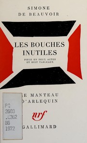 Front cover of Les bouches inutiles by Simone de Beauvoir
