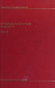 Front cover of Carbohydrate chemistry by John F. Kennedy