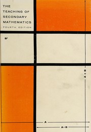 Cover of The teaching of secondary mathematics by Butler, Charles H.