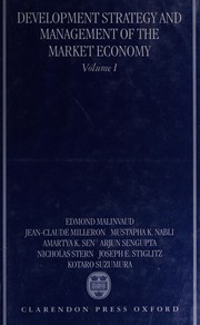 Cover of Development strategy and management of the market economy by Edmond Malinvaud