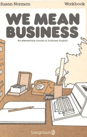 Cover of We mean business by Susan Norman