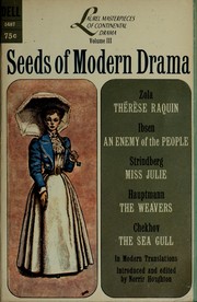 Front cover of Seeds of modern drama by Norris Houghton
