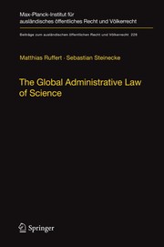 Cover of The global administrative law of science by Matthias Ruffert