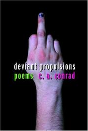 Cover of Deviant Propulsion by C. A. Conrad