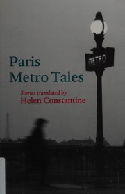 Cover of Paris metro tales by Helen Constantine