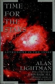 Cover of Time for the stars by Lightman, Alan P