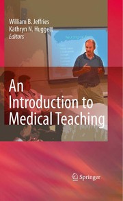 Front cover of An Introduction to Medical Teaching by William B. Jeffries
