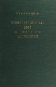 Front cover of Heidegger und Hegel by Jan van der Meulen
