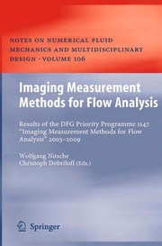 Front cover of Imaging Measurement Methods for Flow Analysis by Ernst-Heinrich Hirschel