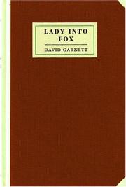 Cover of Lady Into Fox by David Garnett