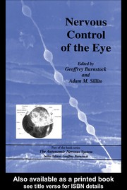 Cover of Nervous control of the eye by Geoffrey Burnstock