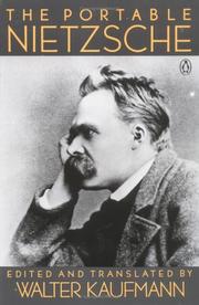 Front cover of The portable Nietzsche by Friedrich Nietzsche