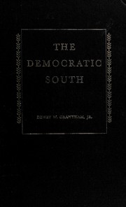 Front cover of The Democratic South by Dewey W. Grantham