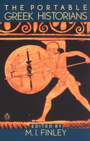 Front cover of The Portable Greek Historians by M. I. Finley