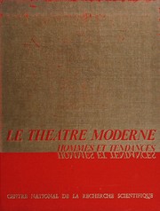 Cover of Le théâtre moderne .. by Entretiens d'Arras (1957)
