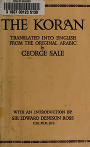 Front cover of The Koran by George Sale