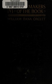 Front cover of Master makers of the book by William Dana Orcutt