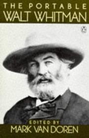 Front cover of The Portable Walt Whitman by Walt Whitman