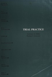 Cover of Trial practice by Lawrence Dubin