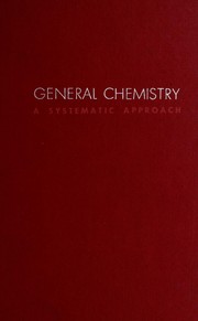 Front cover of General chemistry by Harry Hall Sisler