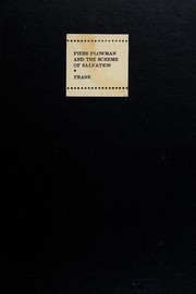 Front cover of Piers Plowman and the scheme of salvation by Robert Worth Frank