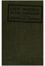 Front cover of Civic science in the community by George W. Hunter Jr.