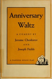 Cover of Anniversary waltz by Jerome Chodorov