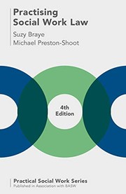Cover of Practising social work law by Suzy Braye