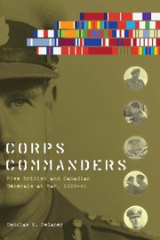 Cover of Corps commanders by Douglas E. Delaney