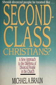 Front cover of Should divorced people be treated like second-class Christians? by Braun, Michael Th. M.