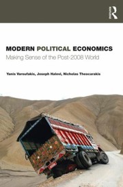 Front cover of Modern political economics by Yanis Varoufakis