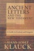 Front cover of Ancient letters and the New Testament by Hans-Josef Klauck
