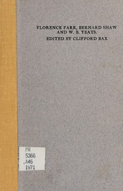 Front cover of Bernard Shaw, W.B. Yeats by George Bernard Shaw