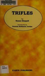 Cover of Trifles by Susan Glaspell