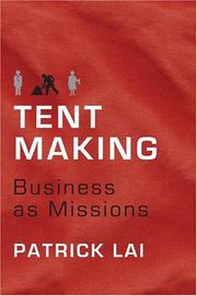 Cover of Tentmaking by Patrick Lai
