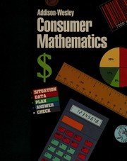 Cover of Addison-Wesley consumer mathematics by Ronald Ted Smith