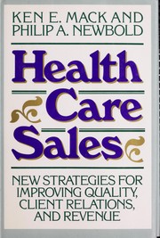 Front cover of Health care sales by Ken E. Mack