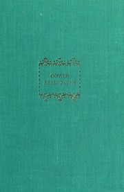 Cover of Selections from John Gower by John Gower