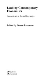 Cover of Leading contemporary economists by Steven Pressman