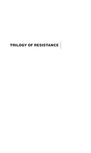 Front cover of Trilogy of resistance by Antonio Negri