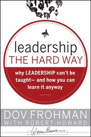 Cover of Leadership the hard way by Dov Frohman