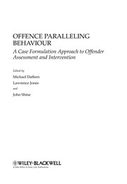 Cover of Offence paralleling behaviour by Michael Daffern