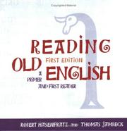 Cover of Reading Old English by Robert J. Hasenfratz