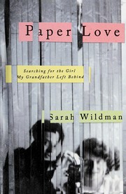Cover of Paper love by Sarah Wildman