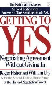 Front cover of Getting to yes by Roger Drummer Fisher